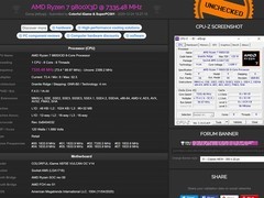 锐龙9800X3D超频破7.3GHz，七彩虹火神主板显神威