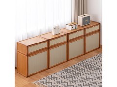 木马人茶色大号飘窗柜，到手仅41.3元