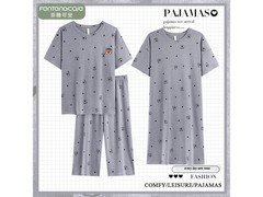 芬腾夏季加大码花卉睡裙家居服39元