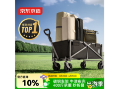 京东京造PW - 516A石墨黑露营车低至115元