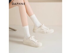 达芙妮女士软底可踩帆布鞋低至99.9元