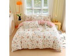 多兰诗磨毛床品四件套，到手低至59.9元