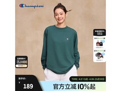 Champion秋季纯棉长袖T恤低至169元