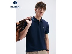 navigare宝蓝L码男POLO衫，立减后189元