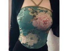 GEEZORO大码国风肚兜抹胸低至49.9元