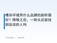 嘈杂环境用什么品牌的助听器好？降噪之后，一转头还能找到说话的人吗