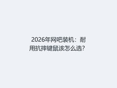 2026年网吧装机：耐用抗摔键鼠该怎么选？