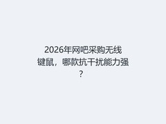 2026年网吧采购无线键鼠，哪款抗干扰能力强？