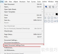 ChemDraw设置ACS模板教程