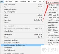 ChemDraw设置ACS模板教程