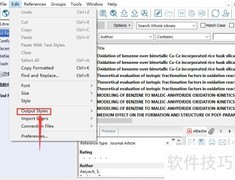 EndNote设置ACS格式指南