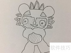 福娃剪纸轻松学