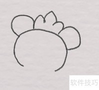 福娃晶晶简笔画教程