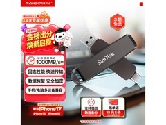 闪迪256GB高速固态U盘