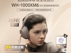 索尼 WH - 1000XM6 奶茶棕耳机直降 1200 元