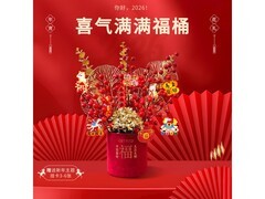 京东鲜花冬红果福桶新年特惠，到手仅32.9元！