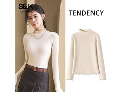 班尼路S&amp;K半高领毛衣低至39.9元