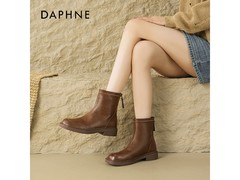 达芙妮秋冬平底小皮鞋81元抢