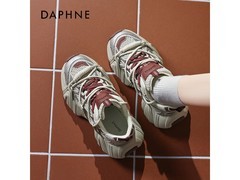 达芙妮38码安格拉红女老爹鞋低至76元