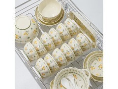 迦森7英寸春意萌盘碗套装，原价不低现8.9元！