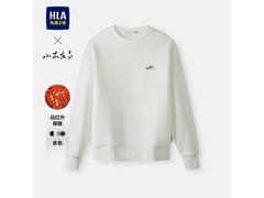 海澜男士米白刺绣卫衣，京东立减30元