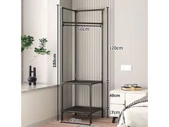 金格羽转角衣帽架特价29.9元包邮