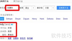 谐音取英文名，秒变洋气