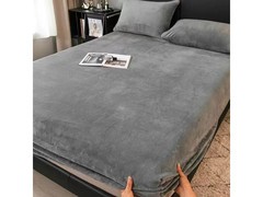 朴顿庄园牛奶绒床笠90x200cm