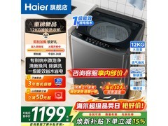 海尔12公斤直驱波轮洗衣机