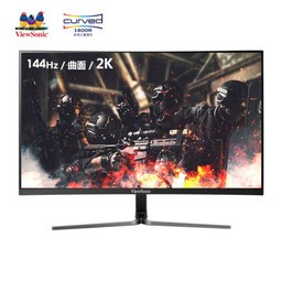 优派 显示器 27英寸曲面显示器 高清2K电脑显示屏 144hz 游戏电竞电脑显示器（VX2758-2KC-PRO）
