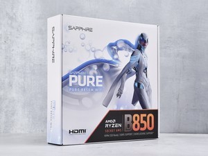 蓝宝石 PURE B850M WIFI 主板图赏