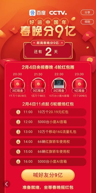除了集五福还有过亿红包等你抢 一文看懂薅红包