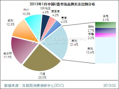 2013年1月中国U盘市场分析报告