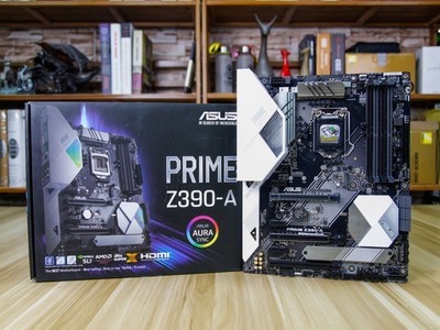 经典白色大师 华硕prime z390-a图赏