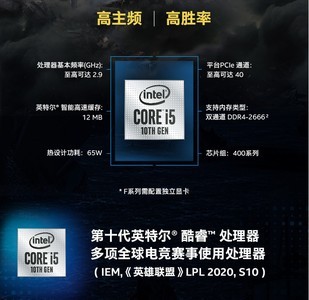  Number of Intel Core i5-10400F architecture thread cores