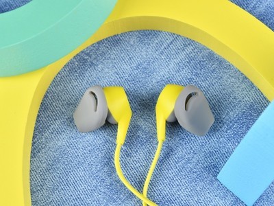 活力黄配色上新：HyperX云雀入耳式游戏耳机图赏