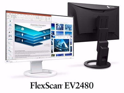 艺卓发布全新标准款23.8英寸USB-C显示器FlexScan EV2480