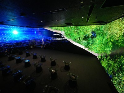 2亿像素！三星在曼谷用MicroLED建了四壁视频墙