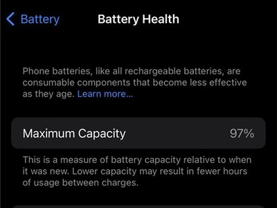 iOS 16又出现雷人BUG 更新系统废了3%电池健康