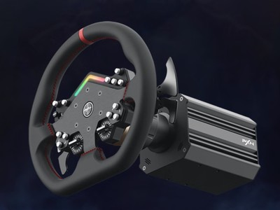 莱仕达PXN-V12lite直驱方向盘上市 给赛车玩家带来全新体验