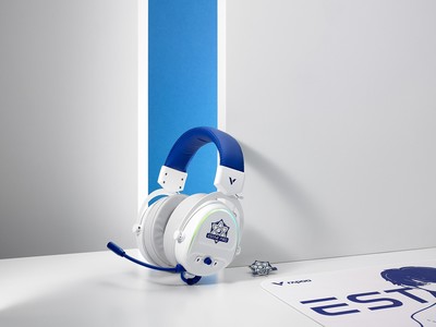 雷柏VH650虚拟7.1声道游戏耳机eStarPro王者荣耀战队联名款上市