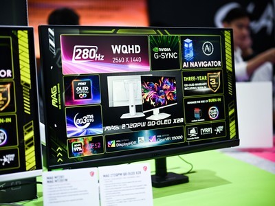΢ƷQD-OLEDʾ2025չ 280Hz+ڰֿʽ