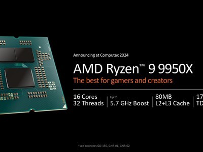  Computex2024: AMD Releases Its Flagship Processor Reelung 9 9950X