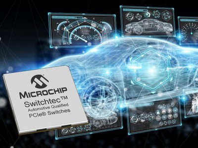 Microchip发布首款通过汽车级认证的第四代PCIe交换机