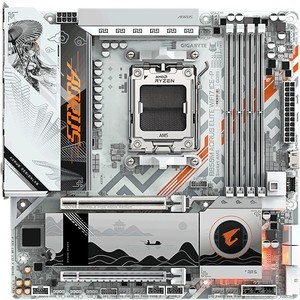 技嘉雕妹B850M主板国风二次元设计,高性能主机优选