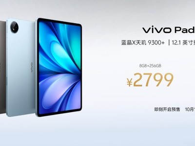 vivo Pad5淢9300+ӳ֣12.1Ӣ绤2799Ԫ