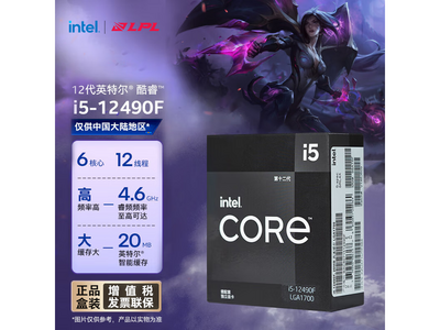 Ӣ�ض���� i5 - 12490F CPU �����ػݣ�