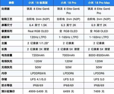 小米18配置爆料：2nm芯片、双2亿影像，小直屏旗舰继续堆满