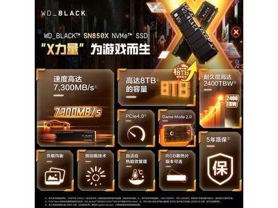 WDSN850X 1TB NVMe̬Ӳʱػ