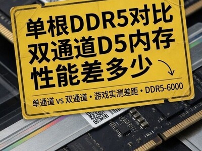 DIYС���ɣ�����DDR5�Ա�˫ͨ��D5�ڴ����ܲ����